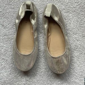 Talbots ballet flats. Gold.